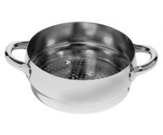 A di Alessi Mami Panier cuit-vapeur pour cuisson à la vapeur en acier inoxydable 18/10