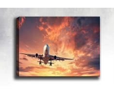 Bonamaison Peinture sur toile, multicolore, 50 x 70 cm - ConÃ§u et fabriquÃ© en Turquie