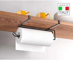 Metaltex Easy-Roll Porte-Rouleau de Papier essuie-Tout sous étagère 35 X 18 X 10 Noir