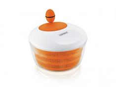 Leifheit 23076 Essoreuse à salade plastique blanc et orange
