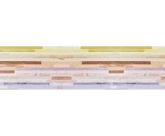 Viniliko Vintage Wood Tapis en Vinyle Multicolore 66 x 250 cm
