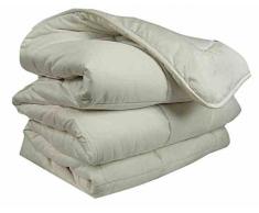 Couette Pure LAINE Vierge - Confort et Chaleur - régulation de lhumidité - OURSON - Ecru A1 - 240 x 260