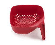 Joseph Joseph Passoire CarrÃ©e Moyen ModÃ¨le Plastique Rouge 19,1 x 20,5 x 13,6 cm