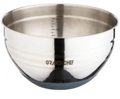 Art&Cuisine 5154 Saladier Acier Inoxydable Gris 24 cm