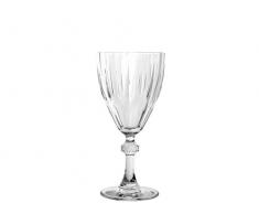 Pasabahce Diamond Pied Eau 30 cl Verre Transparent 9 X 9 X 19 cm
