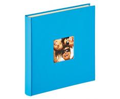 Walther SK-110-U Album Photo, Reliure structurÃ©e, Bleu ocÃ©an, 33 x 33,5 cm