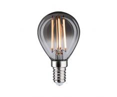Paulmann 28606 Ampoule LED vintage Ã intensitÃ© variable en verre fumÃ© 2200 K DorÃ© E14 4 W