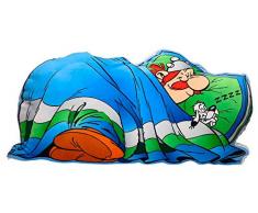 SD Toys endormi Coussin Forme Obelix, Acrylique, Bleu, 73Â x 34Â x 14Â cm