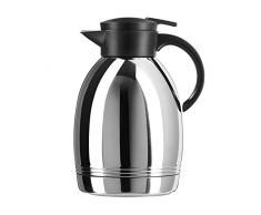 Emsa 628181600 KONSUL Pichet isotherme, fermeture Quick Tip, 1.8 L, (L x B x H): 14,5 x 14,5 x 28 cm, noir