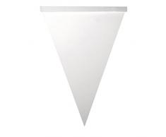 Rayher 71912102Â Papier Guirlande de fanion triangulaire 14 5Â x 20Â cm en polystyrÃ¨ne 14Â piÃ¨ces Blanc