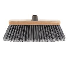 Perfetto Brosse de Balai pour extÃ©rieur, en Plastique, Naturel, 28Â x 6,5Â x 14Â cm