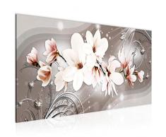 Tableau decoration murale Fleurs - XXL Impression sur Toile Salon Appartment 1 Parties - prÃªt Ã accrocher - 006212a