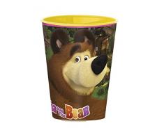 Masha & Orso Gobelet PP, Jaune, 13Â x 22Â x 8