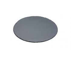 Master Class Plat Plateau Lazy Susan Plateau tournant ardoise, 35 cm (35,6 cm)