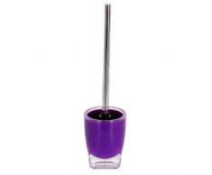 MSV 140711 Tahiti Brosse WC Acier Inoxydable/PS 2 Tons Violet 0,1 x 38,5 x 0,1 cm