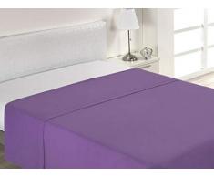 SABANALIA Drap Plat Combina Lit 80 cm Lilas