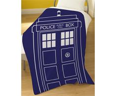 Doctor Who Tardis Couverture Polaire jeté de lit