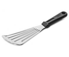 Lacor 60426 Spatule flexible 30cm Ã poisson, Acier Inoxydable, Noir, 17 cm