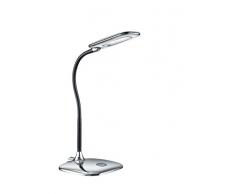 Trio - Lampe LED tactile de bureau 40 cm - Polly - Chromé