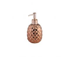 axentia Cooper Distributeur de Savon, céramique, cuivre, ca. 9 x 17 cm