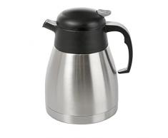 Unbekannt Wenco Pichet Isotherme 1Â L, mitigeur monocommande Automatique, Plastique/Acier Inoxydable, Noir/Argent, 515290