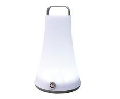 Lampe touch à poser ou à suspendre sans fil LED blanc dimmable TOBY H23cm