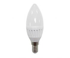 Lighted Flama Ampoule LED 5000Â K E14, 9Â W, Blanc, 37Â x 107Â mm