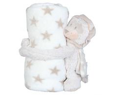 Clayre & Eef KT060.029 Plaid + Lowe 75 x 100 x 13 cm