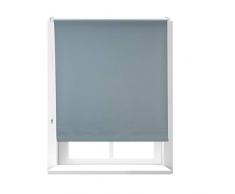 Relaxdays Store enrouleur occultant gris sans perçage 106 x 165 cm de large protège de la chaleur lxH 110 x 160 cm