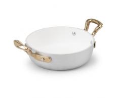 Agnelli ALMA11016 Collection 1932 Aluminium 3 mm Sauteuse avec 2 PoignÃ©es 16 cm