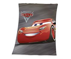 Herding Disneys Cars 3 Couverture Polaire, Polyester, Gris, 160 x 130 cm
