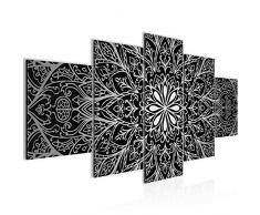 Tableau decoration murale Mandala - XXL Impression sur Toile Salon Appartment 5 Parties - prÃªt Ã accrocher - 107453c