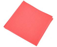 Vent Du Sud Lot 12 Serviettes de Table Yuco Cranberry, Coton, 45 x 45 cm