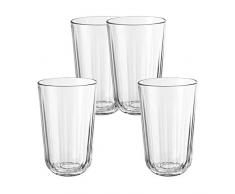 Eva Solo 5706631074384 43 cl Verres à Eau, Verre, Transparent, 26,8 x 20,5 x 9,8 cm Lot de 4