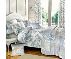 Dreams n Drapes - Parure de lit rÃ©versible_P, Bleu, King