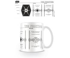 Star Wars MG23479 (Tie Fighter Sketch) Mug, CÃ©ramique, Multicolore, 11oz/315ml