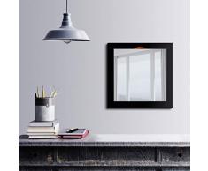 Bonamaison DÃ©coration Murale Impression sur Miroir EncadrÃ© sur Toile, Dimensions: 50 x 50 Cm - ConÃ§u et fabriquÃ© en Turquie