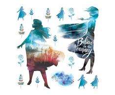 AG Design DKS 3808 Sticker Mural, Multicolore, 30 x 30 cm