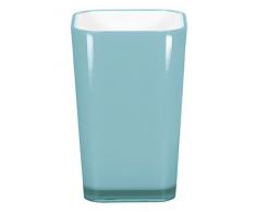Kleine Wolke 5061766852 Gobelet à Dents Easy en Turquoise, Plastique, 40x30x10 cm