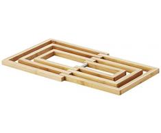 Point-Virgule PV-BAM-0911 Bamboo Dessous De Plat, 19x19x1,2cm, Bambou, Brun
