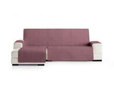 Eysa Mist Housse, Microfiber, C/8 burdeaux-Gris, Chaise Longue 240 cm. Adapté aux canapés de 250 à 300 cm