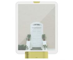 UMBRA Glo PD 8x10. Cadre photo entre deux verres, lumineux, pour photo20x25cm, socle doré.