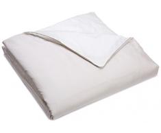 ESSIX Housse de Couette, Satin de Coton, Pannacotta/Galet, 140x200 cm