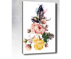 Bonamaison Peinture sur toile, multicolore, 40 x 60 cm - ConÃ§u et fabriquÃ© en Turquie