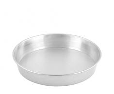 HABI Moule Moule à Tarte Haut, Aluminium, Gris, 30 x 30 x 6 cm