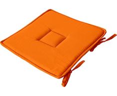 Enjoy Home Galette de Chaise Coton Orange 40 x 40 cm