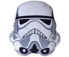 CTI Coussin tête Star Wars Stormtrooper 100% Polyester, Blanc, 38x36 cm