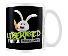 The Secret Life of Pets La Vie secrète des Animaux de Compagnie Boule de Neige Mug en céramique, Multicolore