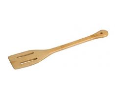 Fackelmann 30202 Spatule ajourÃ©e Tropical 30cm en Bambou, Beige, 30 x 6,5 x 0,8 cm