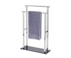 Wenko 22089100 Lava Servant Porte-Serviette Acier Inoxydable Argent 50 x 82 x 20 cm